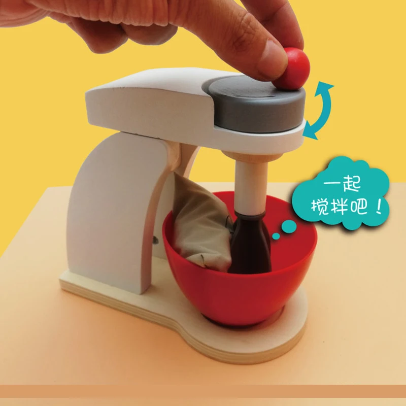 Play House ของเล่นไม้ผสมอาหารเช้าผสมน้ําชายามบ่ายการศึกษาจําลองของเล่นเด็ก Chef ของเล่น P604