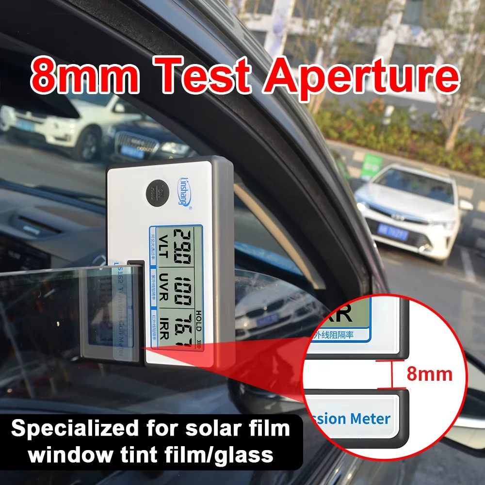 LS162 LS162A Window Tint Meter Solar Film Car Transmission Meter Solar Film Meter VLT UV IR Rejection Tester Dropship