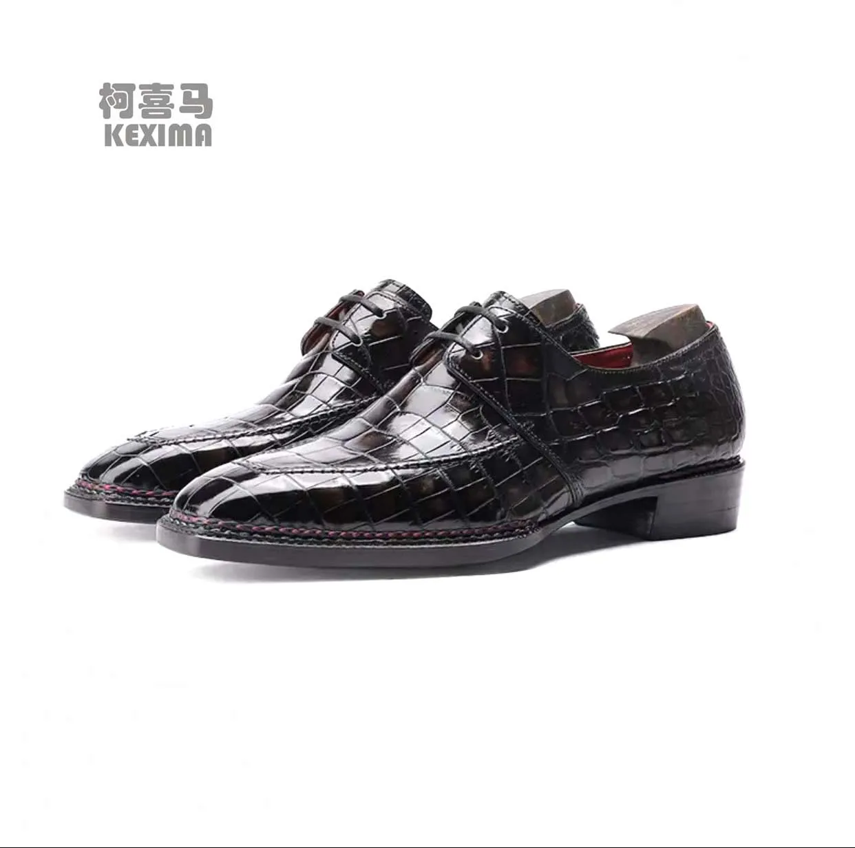 

shenzhuangsanbao men dress shoes male crocodile leather shoes men crocodile shoes leather sole wedding shoes