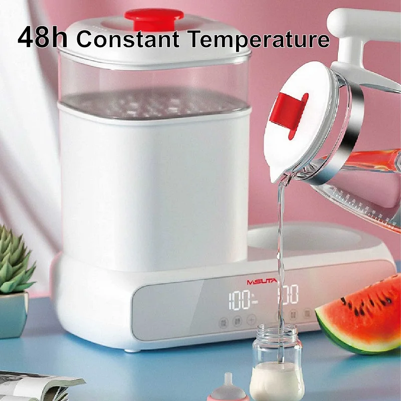 1200ml Baby Smart Milk Regulator 48h Constant Temperature Kettle Steam Sterilization Drying All-in-one machine Warm Milk Kettle