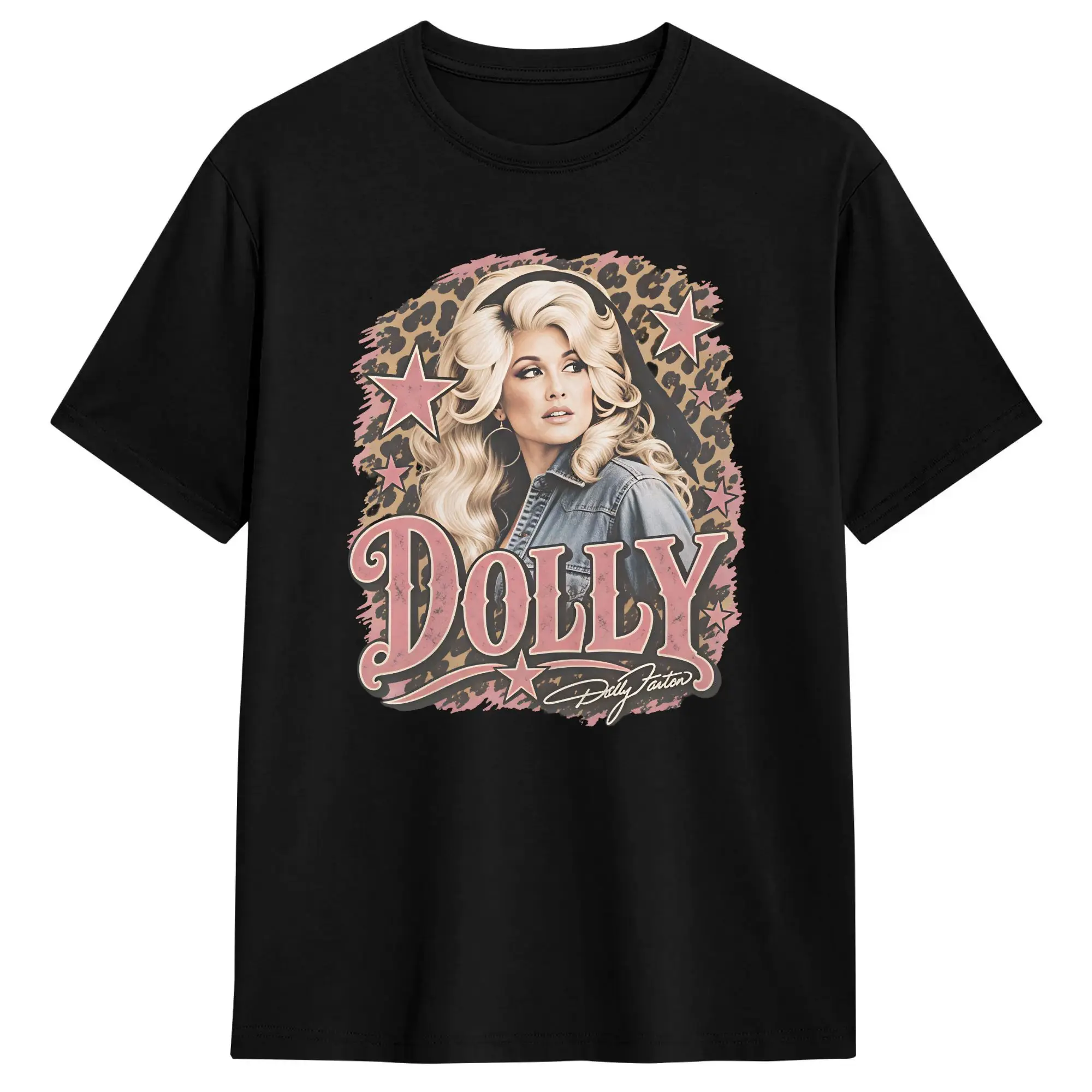 Dolly Parton Memorial  T-Shirt Men  Fun 100% Cotton Tees Round Neck Short Sleeve T Shirt Birthday Gift Clothing
