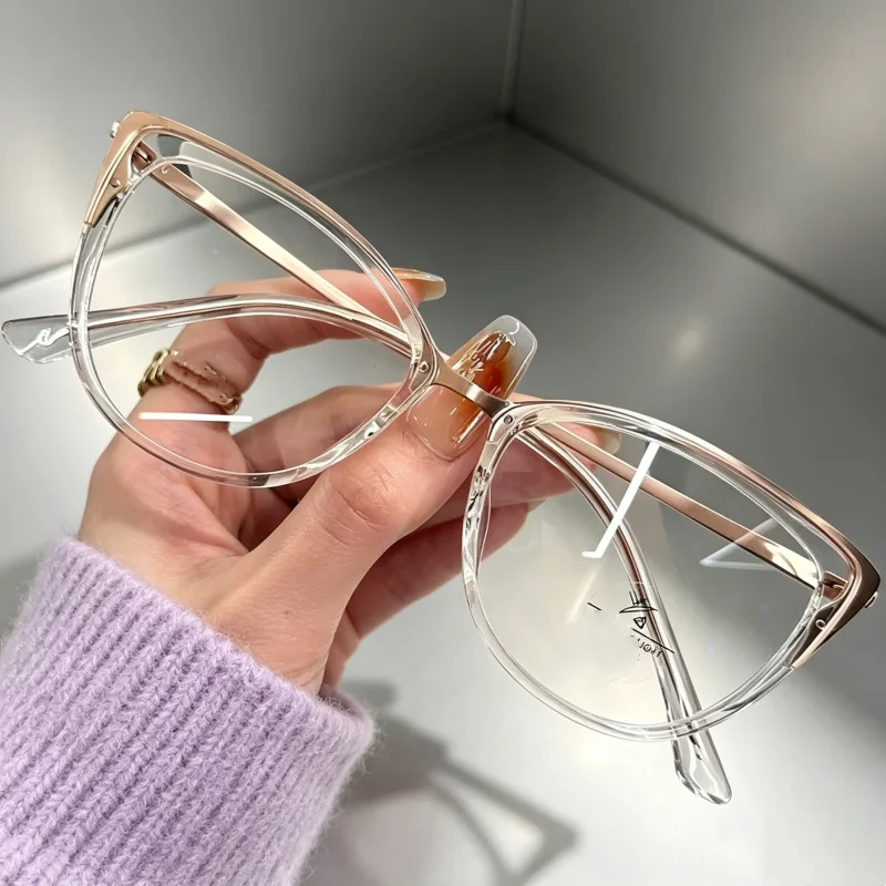 여성용 신상 완성형 근시 안경 남성용 패션 레트로 블루 - Women'S Fashion Glasses With Clear Lenses 리뷰 및 가격