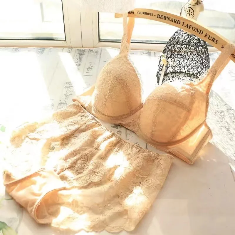 New Wome Sexy Lace Push Up Bra Sexy Lace Bra Set Plus Size Embroidery Lingerie Sets 75 80 85 90 95 100 105 110 B C D E F G H bh