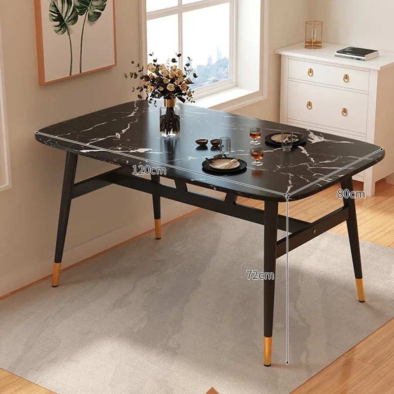 Office Apartmen Dining Tables Black Modern Nordic Marble Coffee Tables Luxury Restaurant Kitchen Furnitures