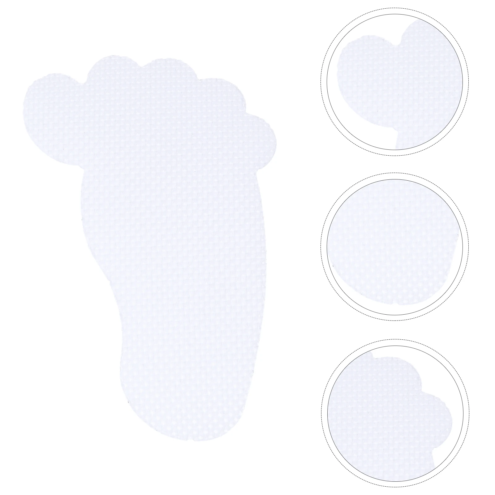 

24pcs Anti Slip Stickers Bath Mat Shower Floor Non Slip Adhesive Pads for Bathroom Bathtub Ladder Non Skid Cushion Easy Install