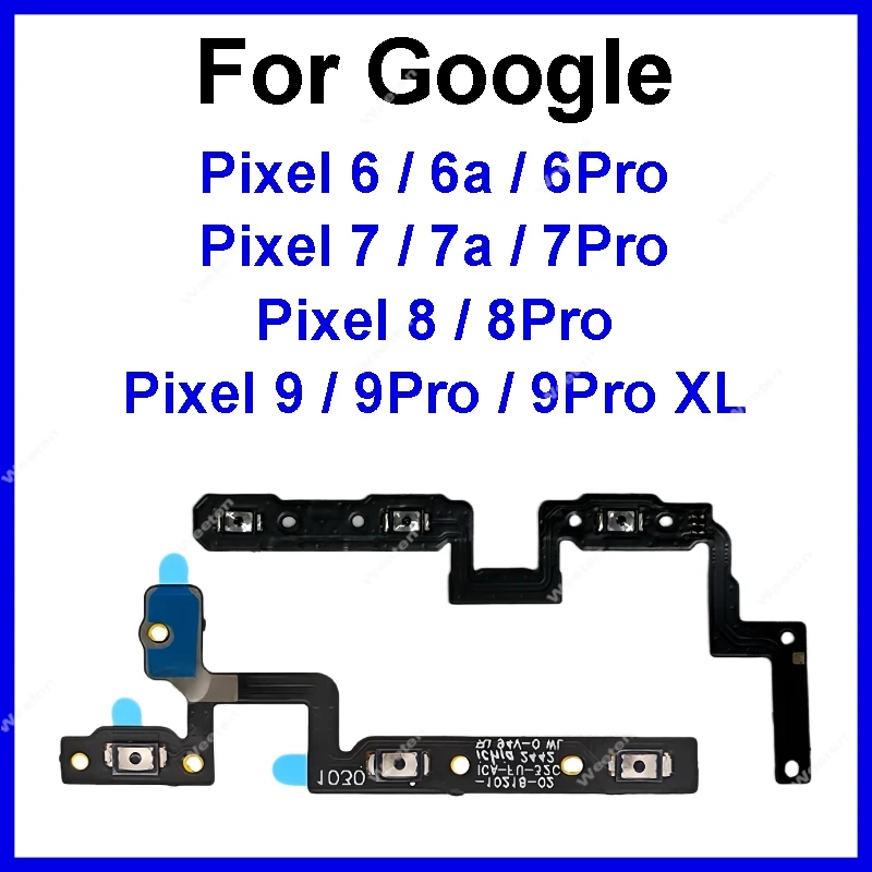 Cavo Flessibile Per Il Pulsante Del Volume Laterale, Compatibile Con Google Pixel 6, 7, 8, 9, 6A, 7A, 6Pro, 7Pro, 8Pro, 9Pro Xl. Ricambi.-image