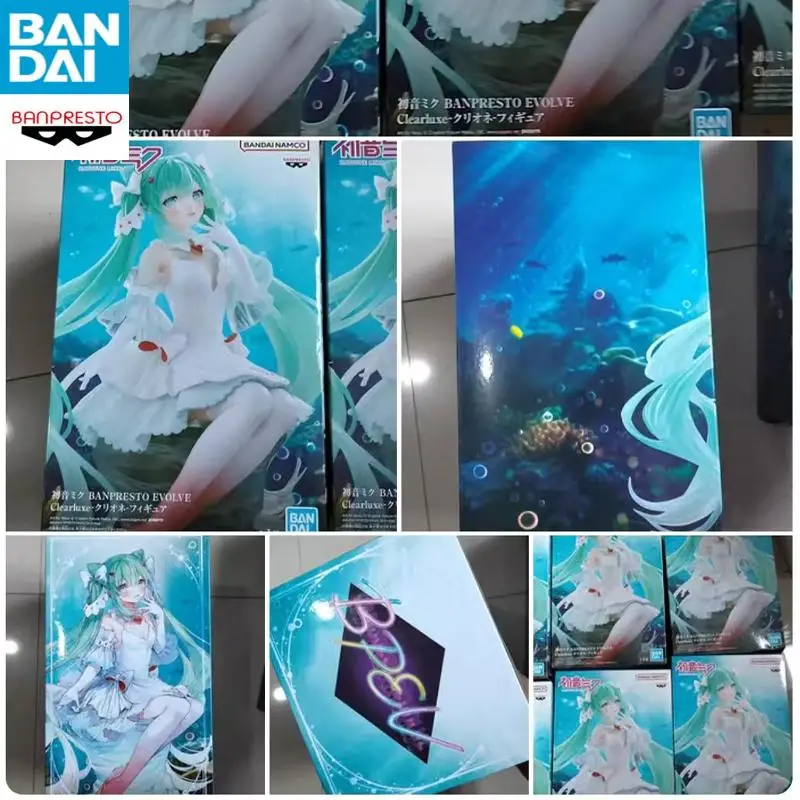 在庫ありオリジナルバンダイバンプレストボーカロイド初音ミクエボルブクリアルクス-pvc-アニメフィギュアアクションフィギュアモデルおもちゃギフト