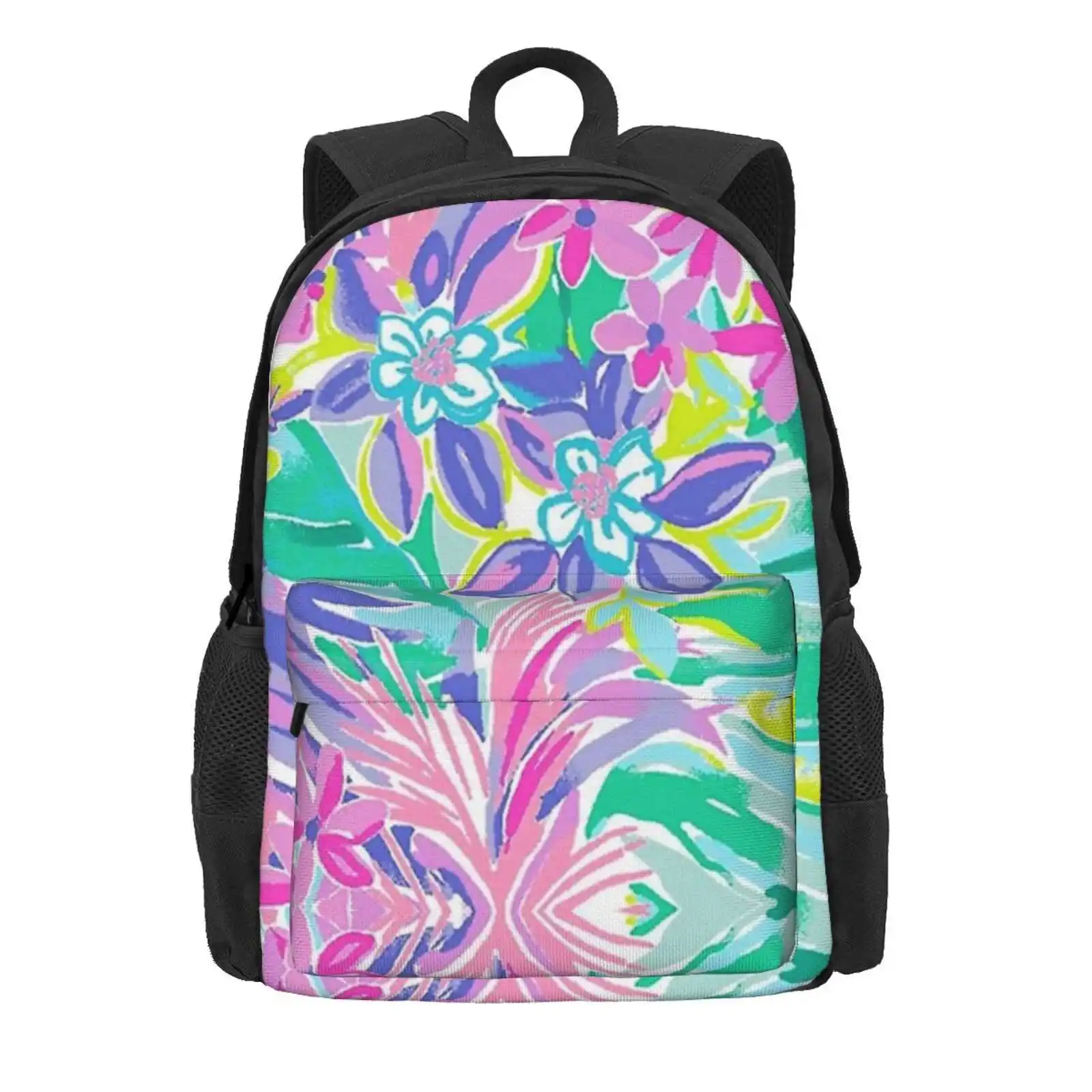 Flower Crayon Color Hot Sale Schoolbag Backpack Fashion Bags Sweater Tank Case Wallet Cover Curtain Dormat Skrit