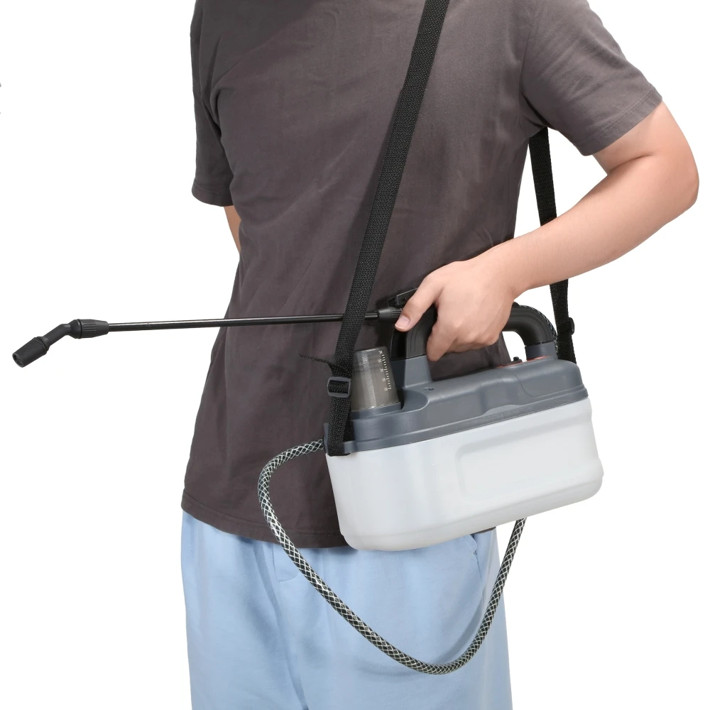4L Electric Sprayer Shoulder-type Watering Can Pesticide Dispenser Automatic Atomization Mini Agricultural Watering Tool