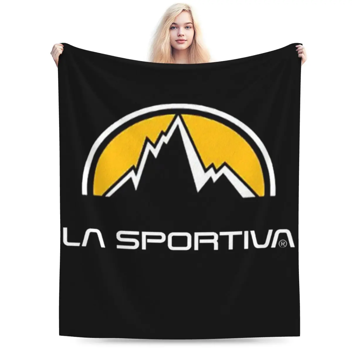 La Sportiva Merch Blankets Soft Warm Flannel Throw Blanket Bedspread for Bed Living room Picnic Travel Home Sofa