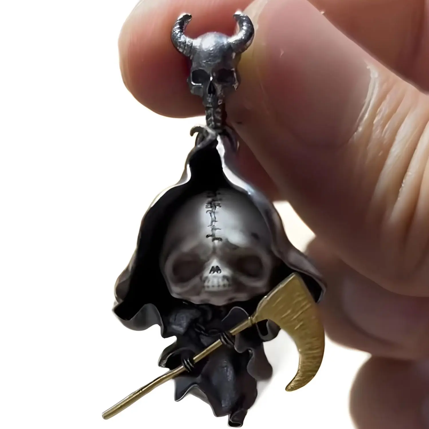 

Skeleton Bones Designer Breaking the Rite Monk Japanese Prajna Mask Men's Pendant Personality 2025