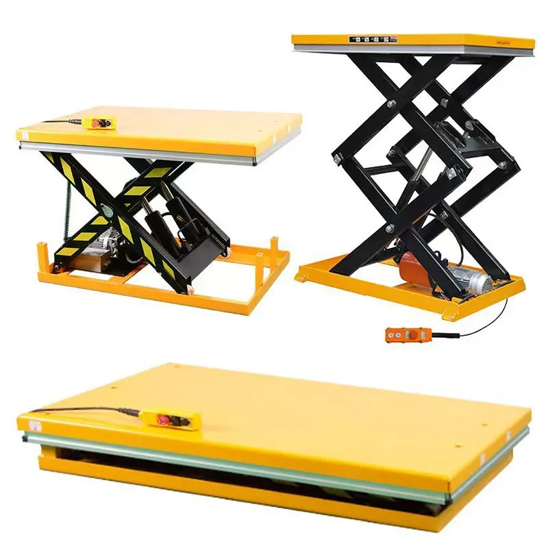 

Electro-hydraulic lifting platform lift Loading and unloading fixed lifting platform scissor lifting vehicle