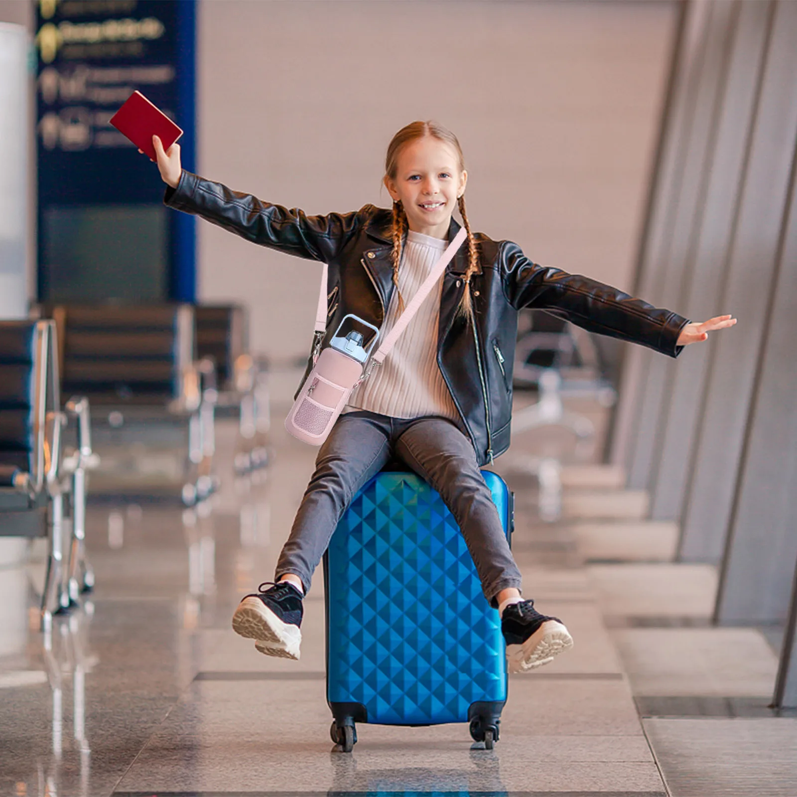 

Multi-Functional Water Bottle Carrier Bag Neoprene Waterproof Wear-Resistant Outdoor Hiking Camping Portable Large Capacity