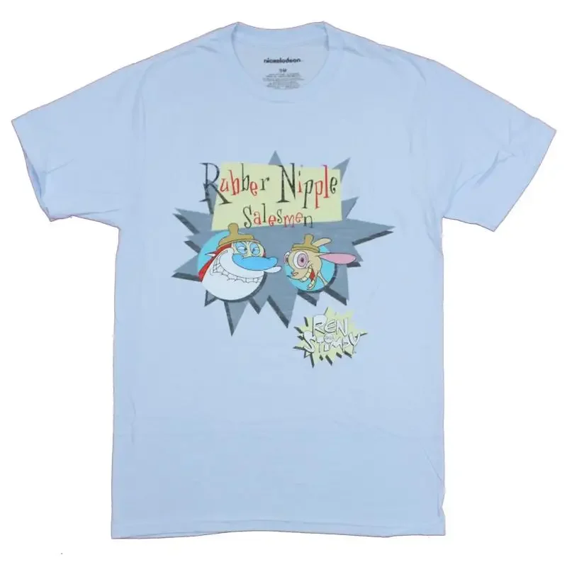 Новая футболка для взрослых Ren And Stimpy с резиновыми сосками, продавец Crazy Pic