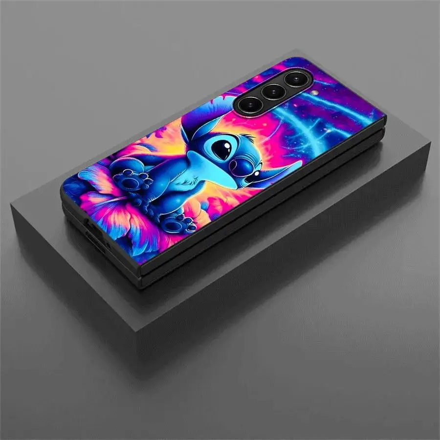 Чехол для телефона с рисунком Disney Stitch для Samsung Galaxy ZFold4 ZFold7 ZFold6 ZFold5 ZFold3 Z Fold 7 6 5 4 3