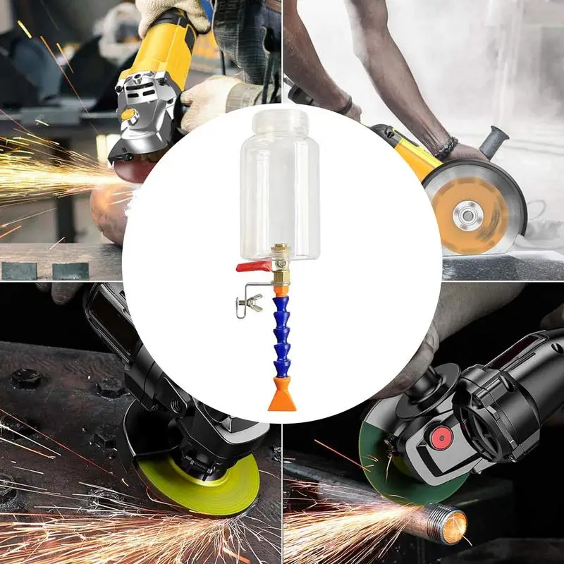 Dysza do przecinarki z rozpylaczem wody do usuwania pyłu, 500 ml, wysoka precyzja, system chłodzenia i czyszczenia mgiełką do frezowania.