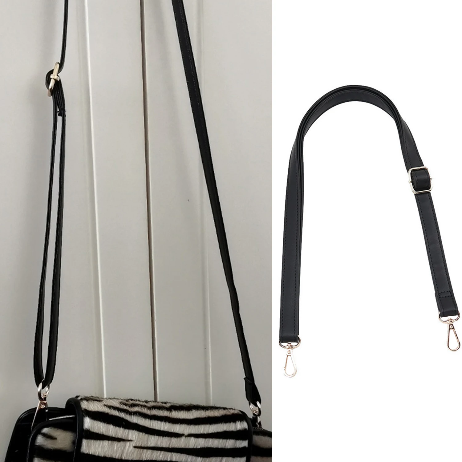 125-180cm Long PU Leather Shoulder Bag Strap Handles DIY Replacement Purse Handle For Handbag Belts Strap Bag Accessories