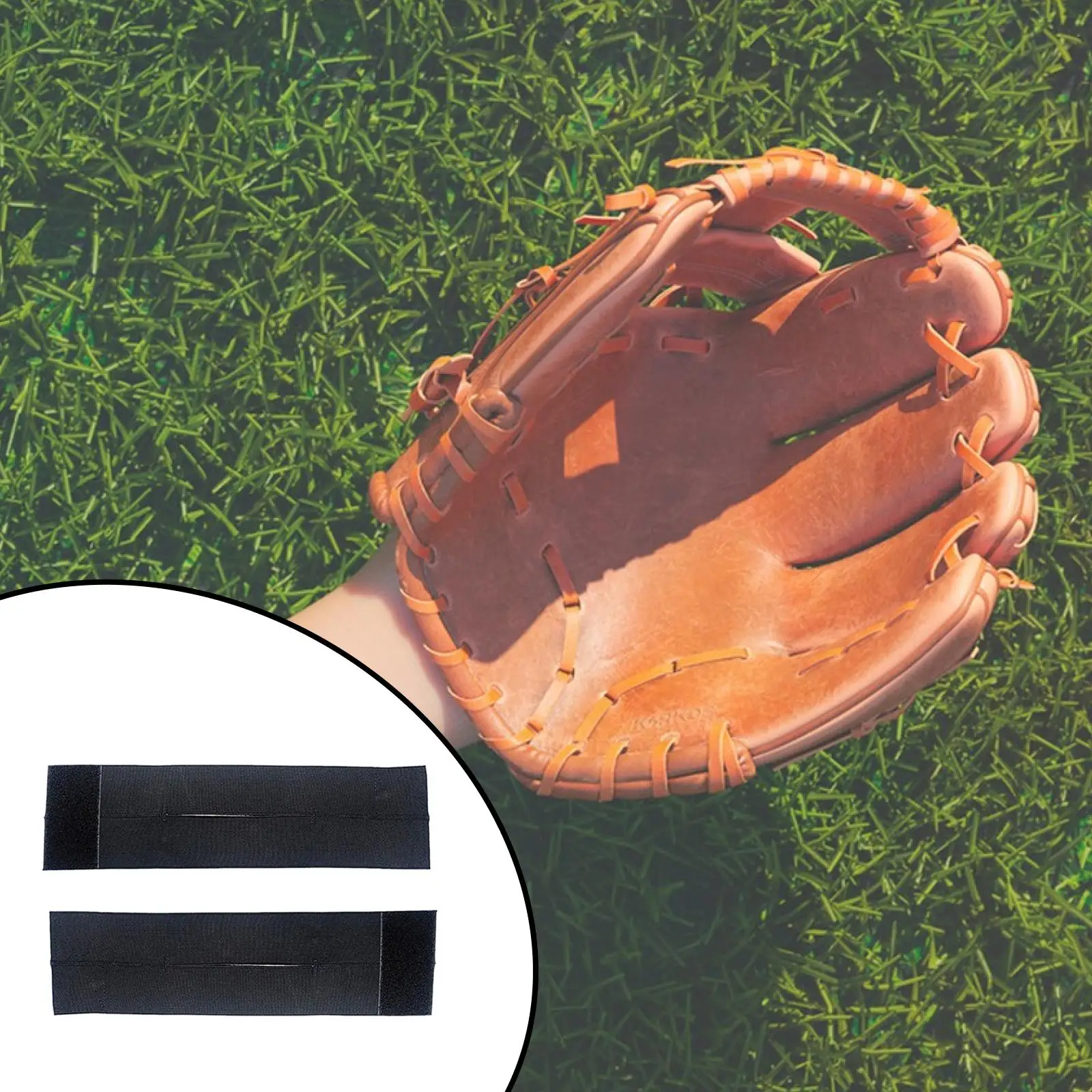2x Baseball Glove Wrap Bands Accessories Simple Reliable Equipment Great Gift Baseball Glove Pocket Keepers Shape Retention
