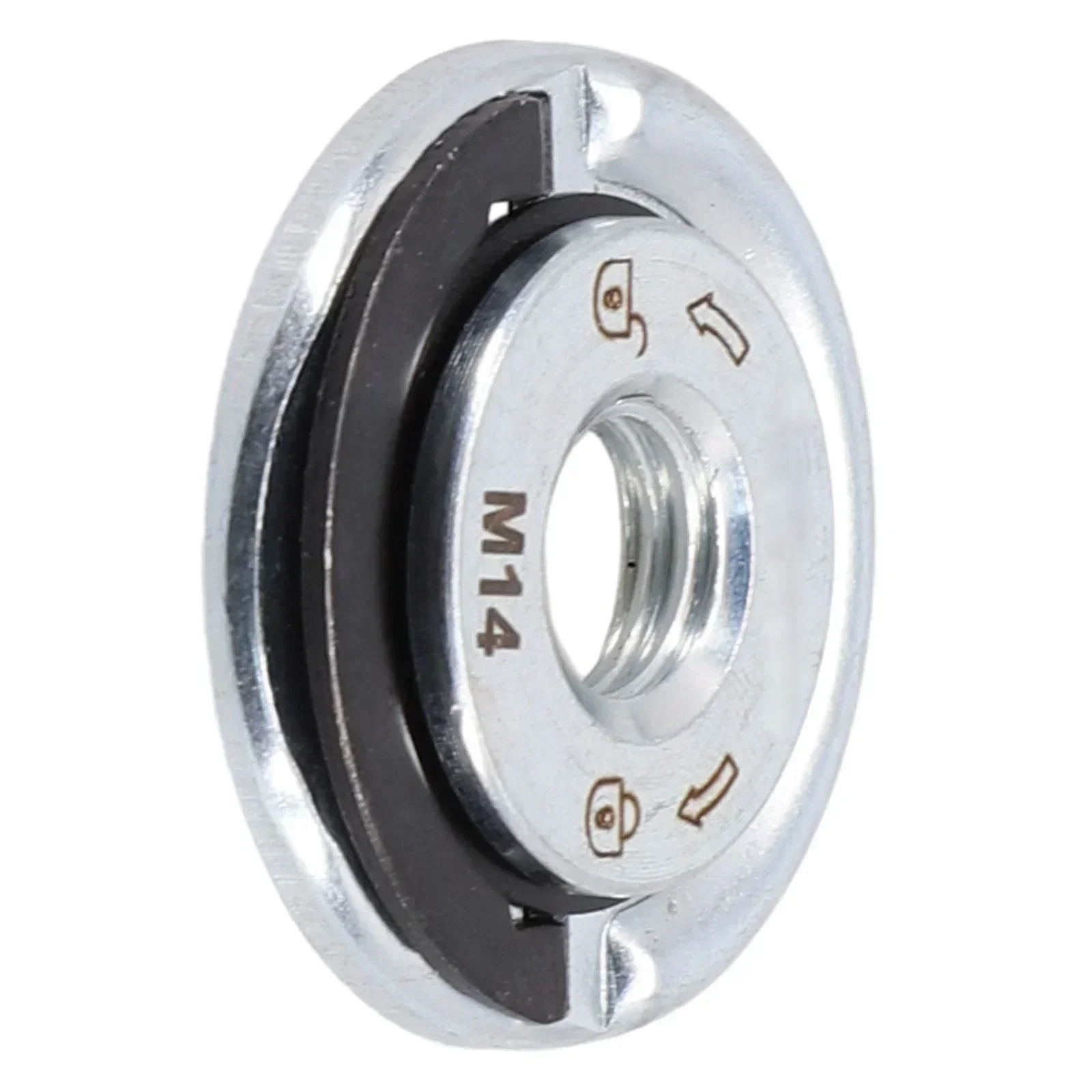 M14 Thread Angle Grinder Self-Locking Pressing Plate Angle Grinder Quick Release Flange Nut Clamping Power Chuck Tools Parts 1PC