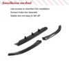 Carbon Faser Auto Frontschürze Lip Spoiler Schürze Splitter für Audi S5 B8.5 2012-2016 FRP Schwarz Racing Kinn lip 3PCS 4