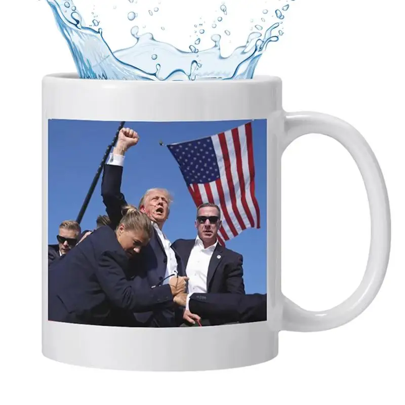 

President Mug President Shot Assassination Attempt Tea Cup President Coffee Mug Makes Me Stronger 2024 Vote President For Men