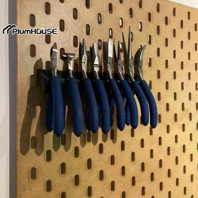 3D Printed Wall-Mounted Pegboard Pliers Holder Organizer, Household Tool Storage Rack, Easy Storage For 8 Pliers Or Other Tools