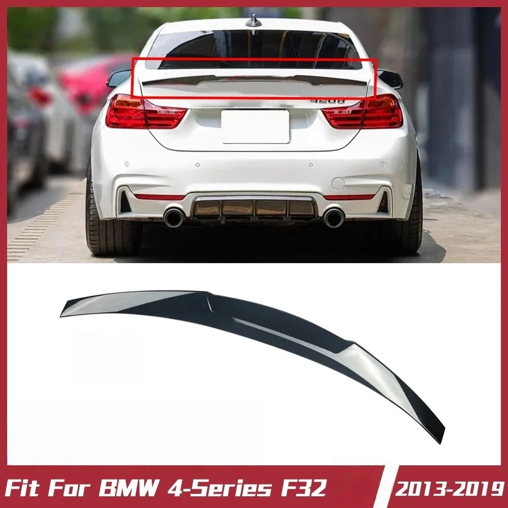 

Черный глянцевый спойлер в стиле M4 для BMW 4 серии F32 2013-2019, заднее крыло M4, аксессуар для улучшения внешнего вида автомобиля