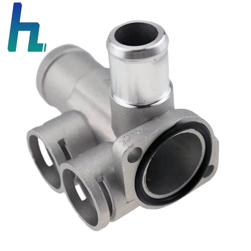 

037121132A Aluminum Coolant Flange Hose Pipe Connector for VW Golf Jetta Passat Transporter 037121132B