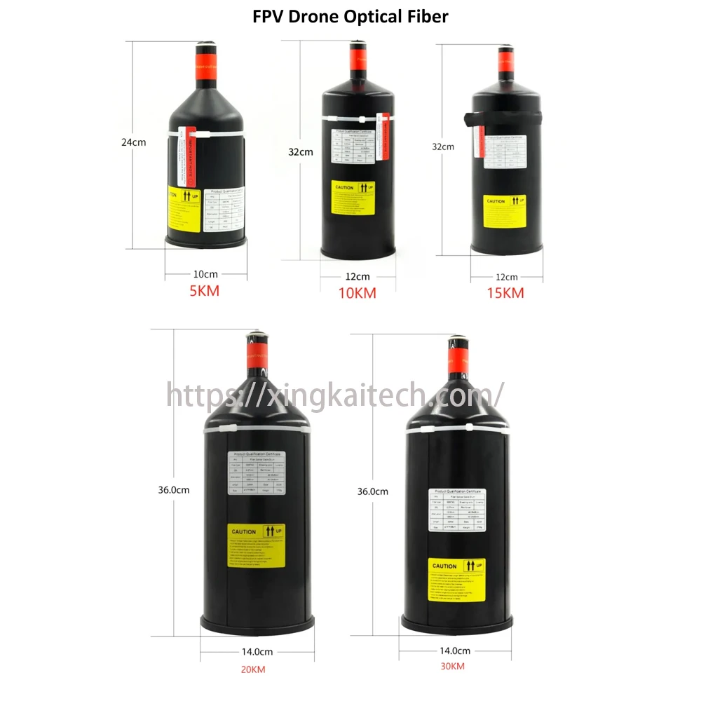 3km/5km/10km/15km/20km/30km 0.27mm FPV Optical Fiber Image Data Module Relay Extender Module Anti-Interference Built in Sky End