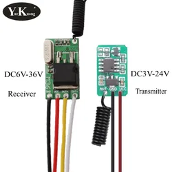 6V-36V Remote Switch Tiny Mos Wireless Remote Switch 3V-24V Remote Control Transmitter PCB board Input Power Transmitting Signal