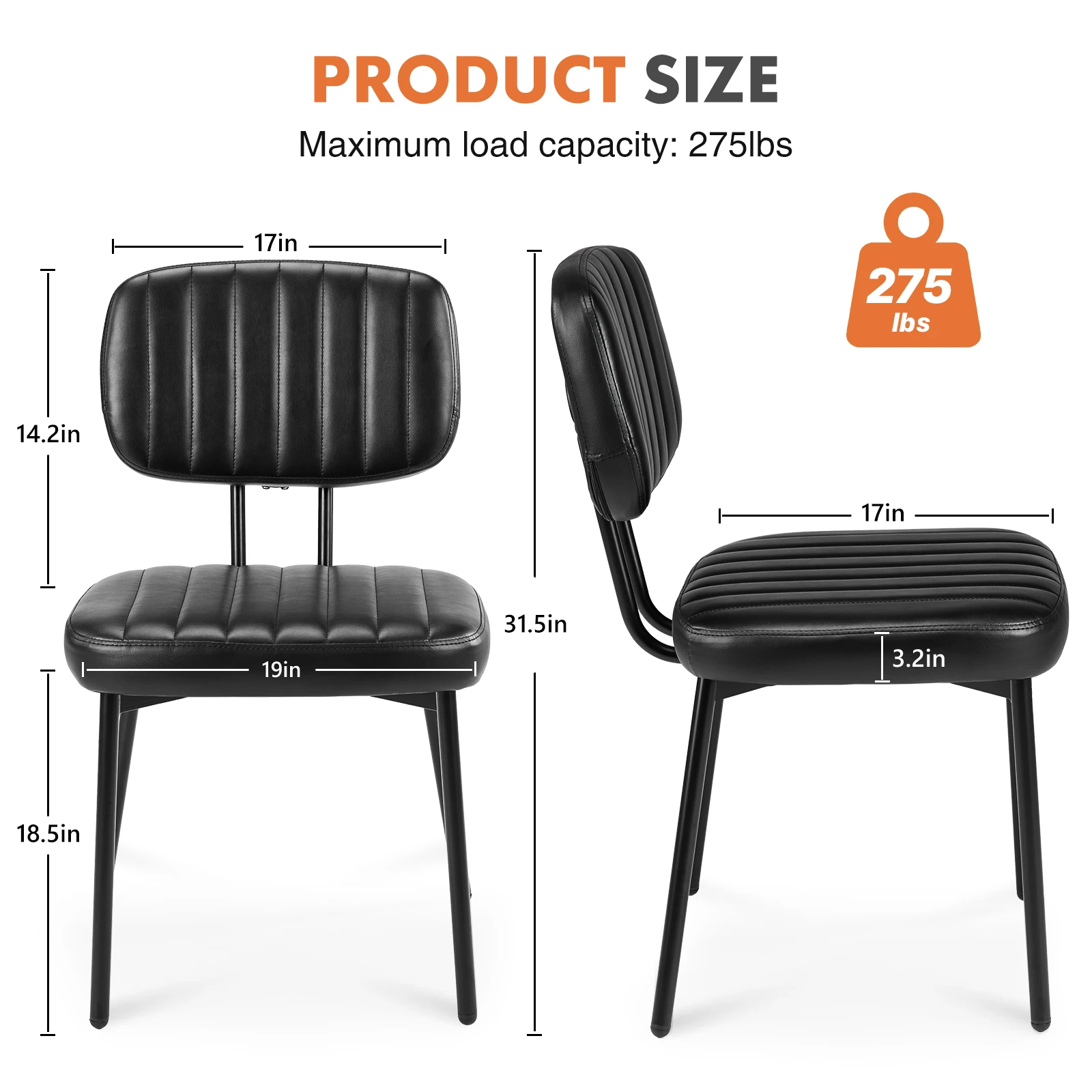 Thumbnail 3 - #5 Low Price Upholstered Dining Chairs Deals