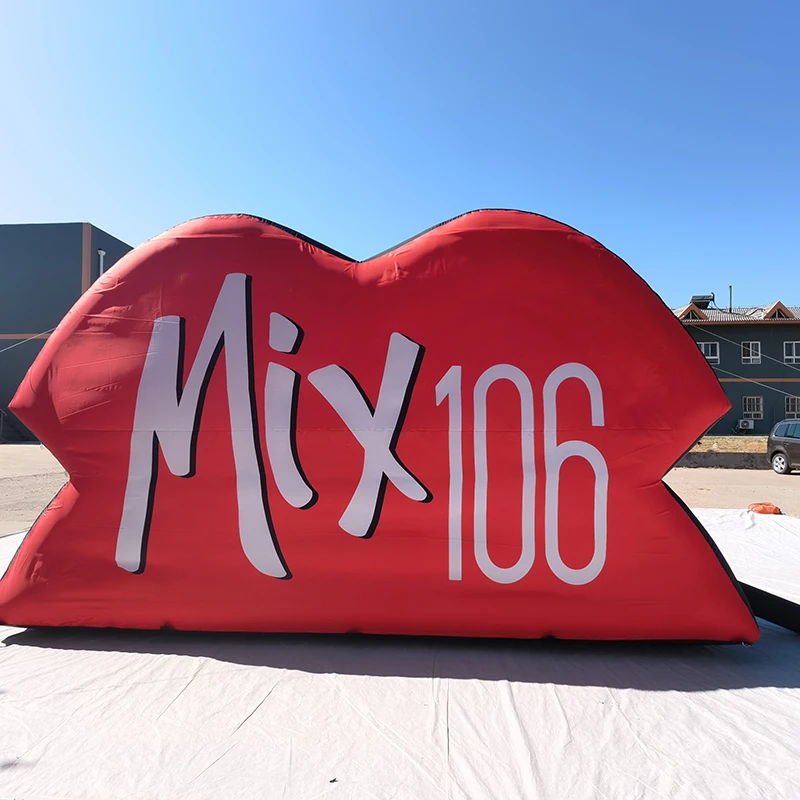 Custom Brand Outdoor Inflatable Advertising Wall for Sign Thicken Events Background Blow-up Billboard
