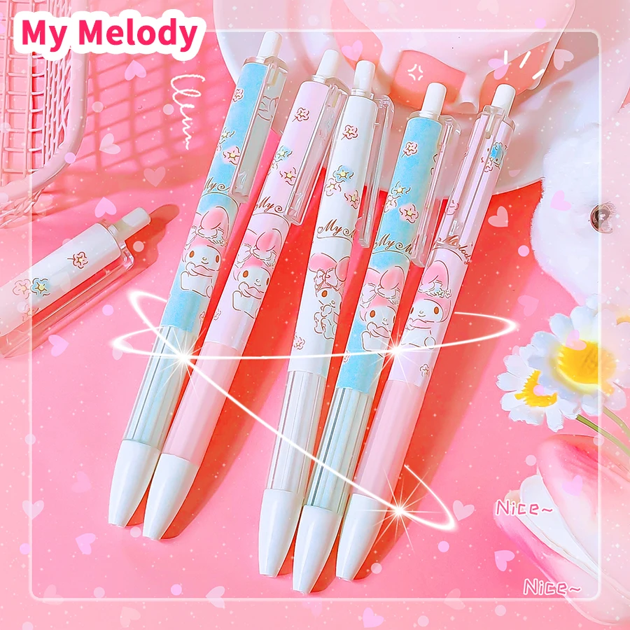 kawaii stationery items offices accessories Writing pens sanrio gel pens back to school My Melody cute pens sets school useful