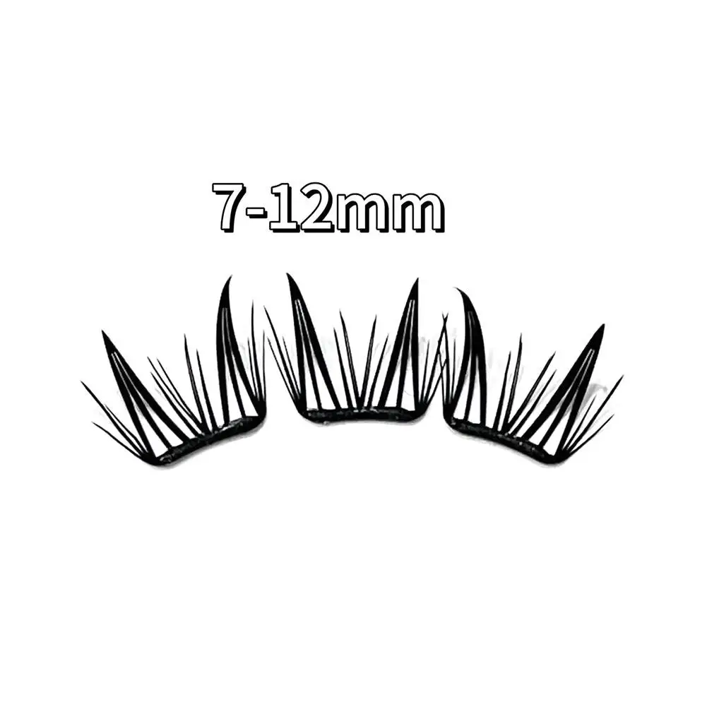 Glue-free False Eyelashes Natural soft Lashes Extension Individual Lashes Thick curled up Eyelash Segmented Korean  Fake Eyelash