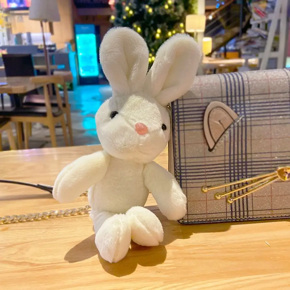 Pendant Key Chain Key Ring Backpack Pendant Keychain Plush Keyring Bunny Plush Keychain Rabbit  Plush Doll Bunny Plush Doll