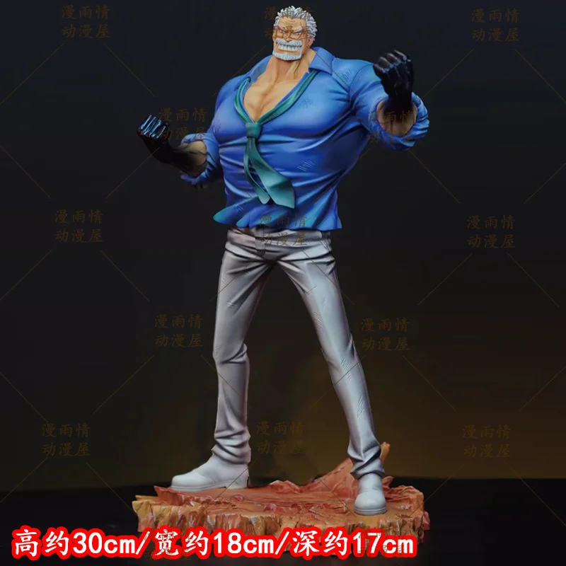 

2025 New Original One Piece Hero Karp Cartoon Statue Desktop Ornaments Hand-Made Secondary Peripheral Model Gifts