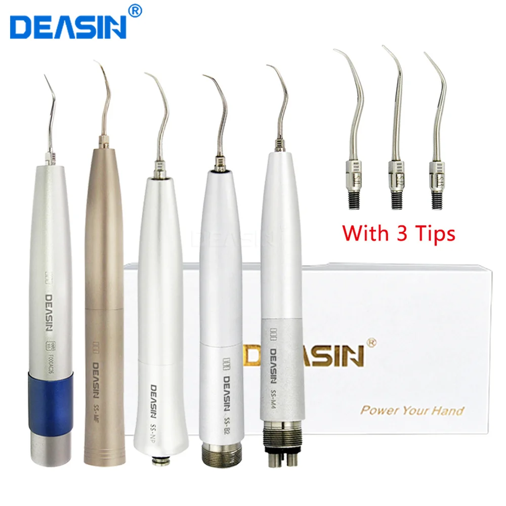 

Oral Whitening Ultrasonic Piezo Air Scaler For KAVO/NSK Dental sonic L air scaler Handpiece Single Water With 3 Scaling Tips