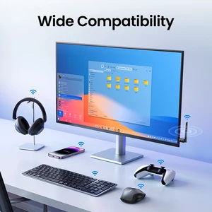 Dongle Bluetooth USB para PC, Mouse sem fio, Teclado, Receptor de Áudio de Música, Transmissor, 5.3, 5.4 Adaptador, 120m 10 principais vendas adaptador controle para pc - №5
