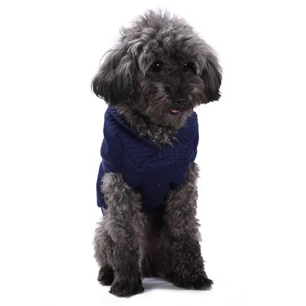 

American Sweater Clothes Acrylic Fiber Sweater Durable Warmth Fashion Pet Party Clothes Outdoor Christmas Pet Supplies