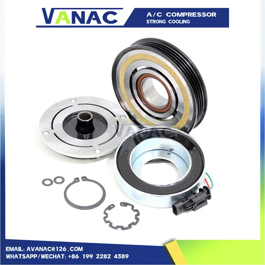 

7SAS17A for Chevrolet Cheyenne/Silverado 1500/GMC Sierra ac compressor clutch 7513078 CO29134Z CO 29134C 140587NC 1522310 19838