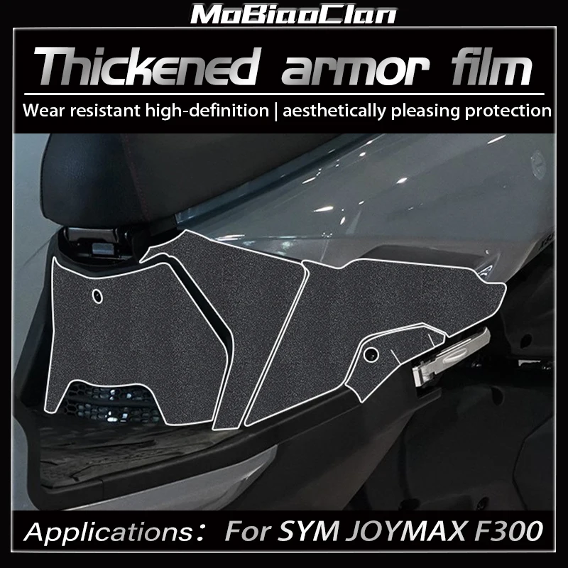 

For SYM JOYMAX F300 Motorcycle Thickened Armor Sticker Anti Wear Protective Film Stickers Accessories