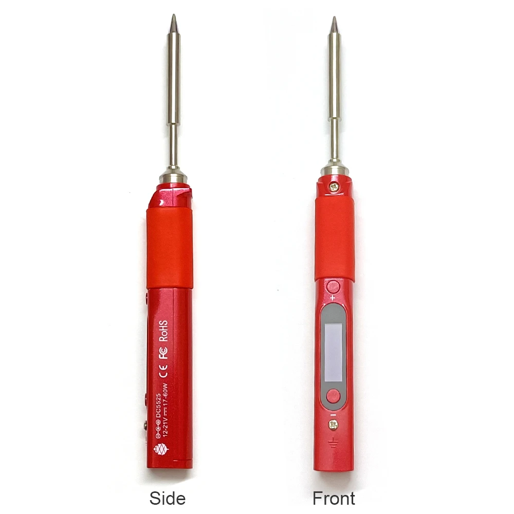 Pine64 Smart Soldering Iron Red Pinecil BB2 V1 CN 65W Portable Adjustable Temperature Digital Repair welding tools TS-B2 Tips