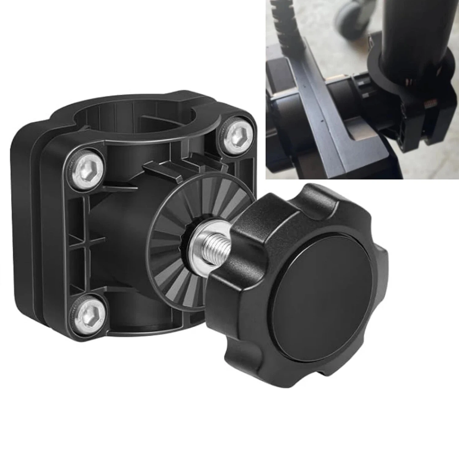 0 Degree Pole Mount Adjustable Pole Mount Fit for LiveScope Plus LVS34 & LiveScope Plus System, Replaces 010-13228-03