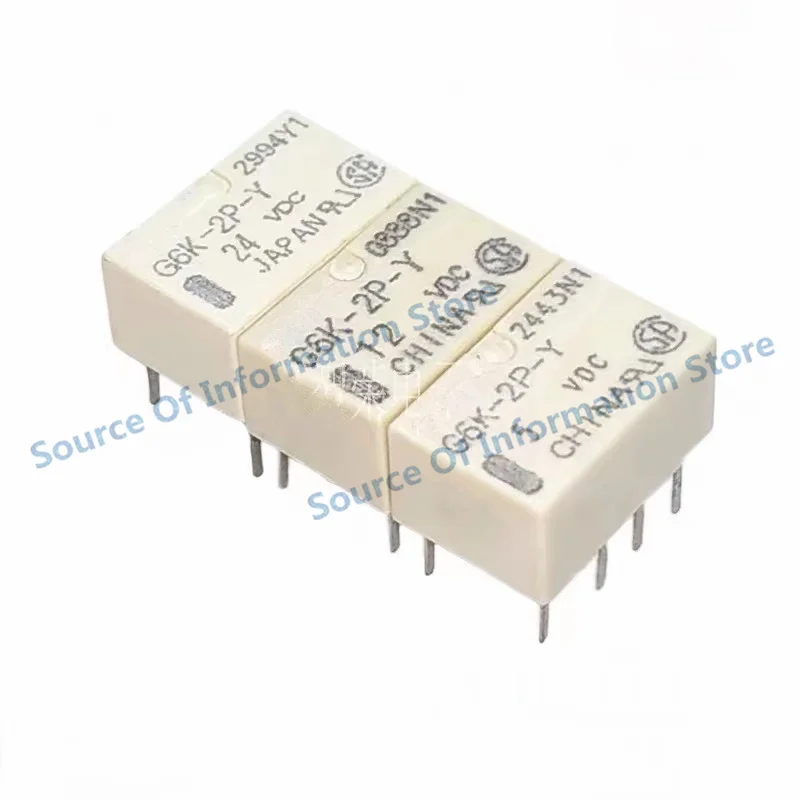

10Pcs G6K-2F G6K-2P G6K-2F-Y G6K-2P-Y Relays 3VDC-24VDC SMD/DIP 8Pin - DC Voltage 5Pcs Each for Electronic Components