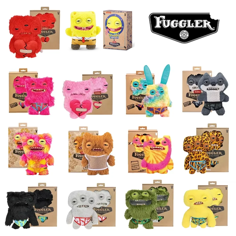 22CM Original Fuggler Plüschtiere Lustiges Zahnmonster Wütender Alien Verrückter Hase Mcgoo Weitblickiges Monster Plüschpuppe Geschenke Deko