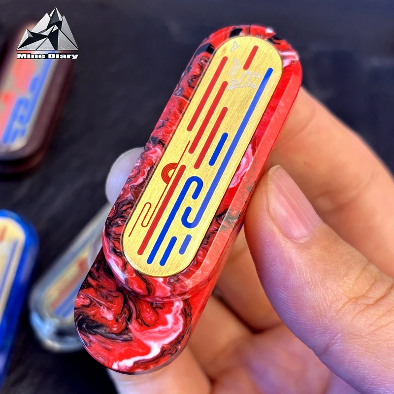 EDCリズムディンディンフィジェットスライダー ストレス解消おもちゃ メカニカルプッシュスライダー フィジェットスピナー ADHDおもちゃ 大人用感覚フィジェットおもちゃ