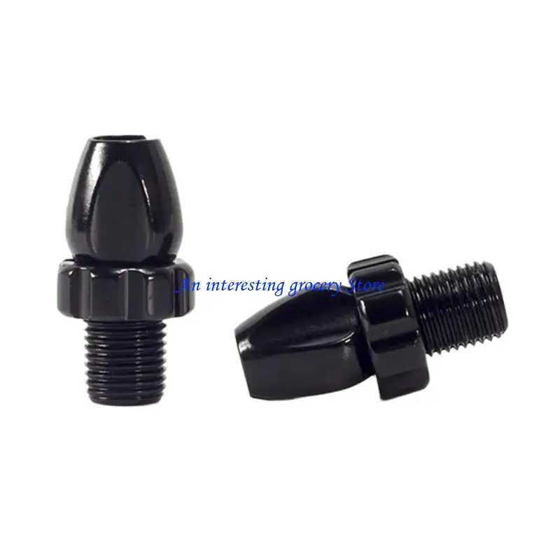 

652D 2Pcs Aluminum Alloys 10mm Brake Levers Barrels Handle Levers Adjusting Screw Fasteners