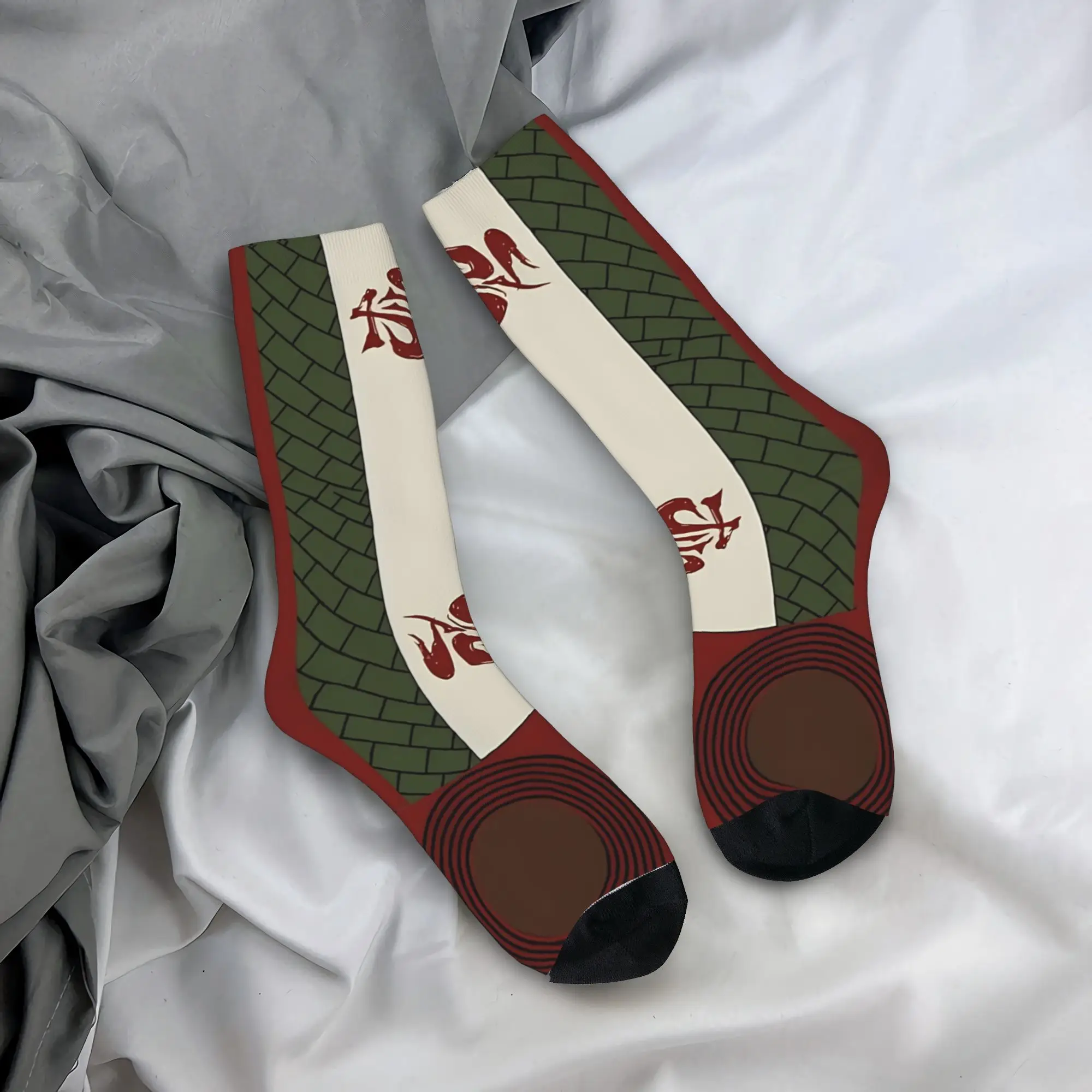 

Ninja Scroll Stockings Men Socks Quality Trendy Socks Autumn Cycling Anti Sweat Printed Socks Gift