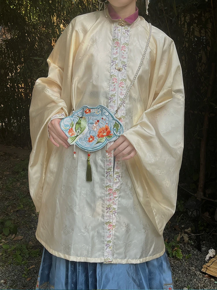 

Китайская посылка Hanfu, двусторонняя вышитая антикварная сумка с кисточкой в китайском стиле, повседневная женская сумка Hanfu в стиле ретро