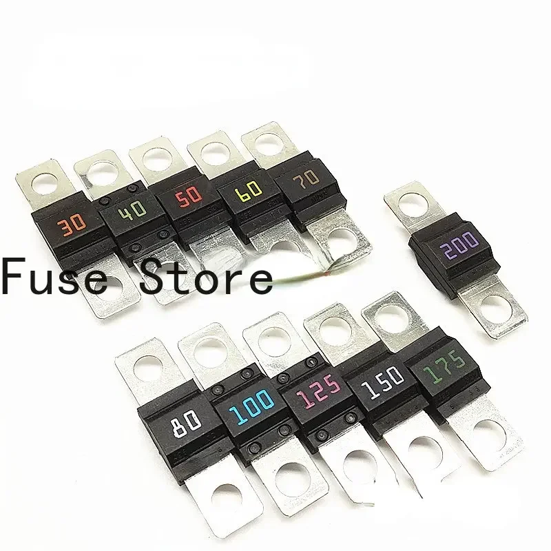 

2PCS Imported 32V 30A40A50A60A80A100A125A150A200A Automotive Bolted Battery Fuse